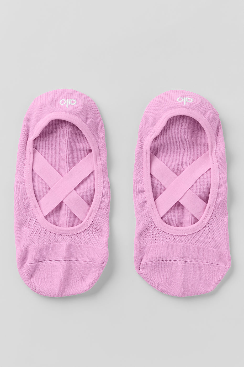 Womens Pivot Barre Sock - Candy Heart Pink