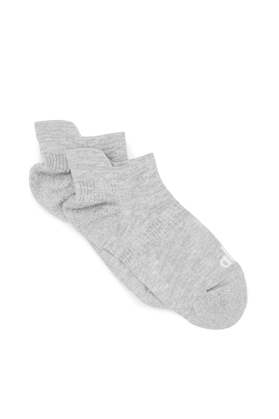 Womens Performance Tab Sock - Athletic Heather Grey/White