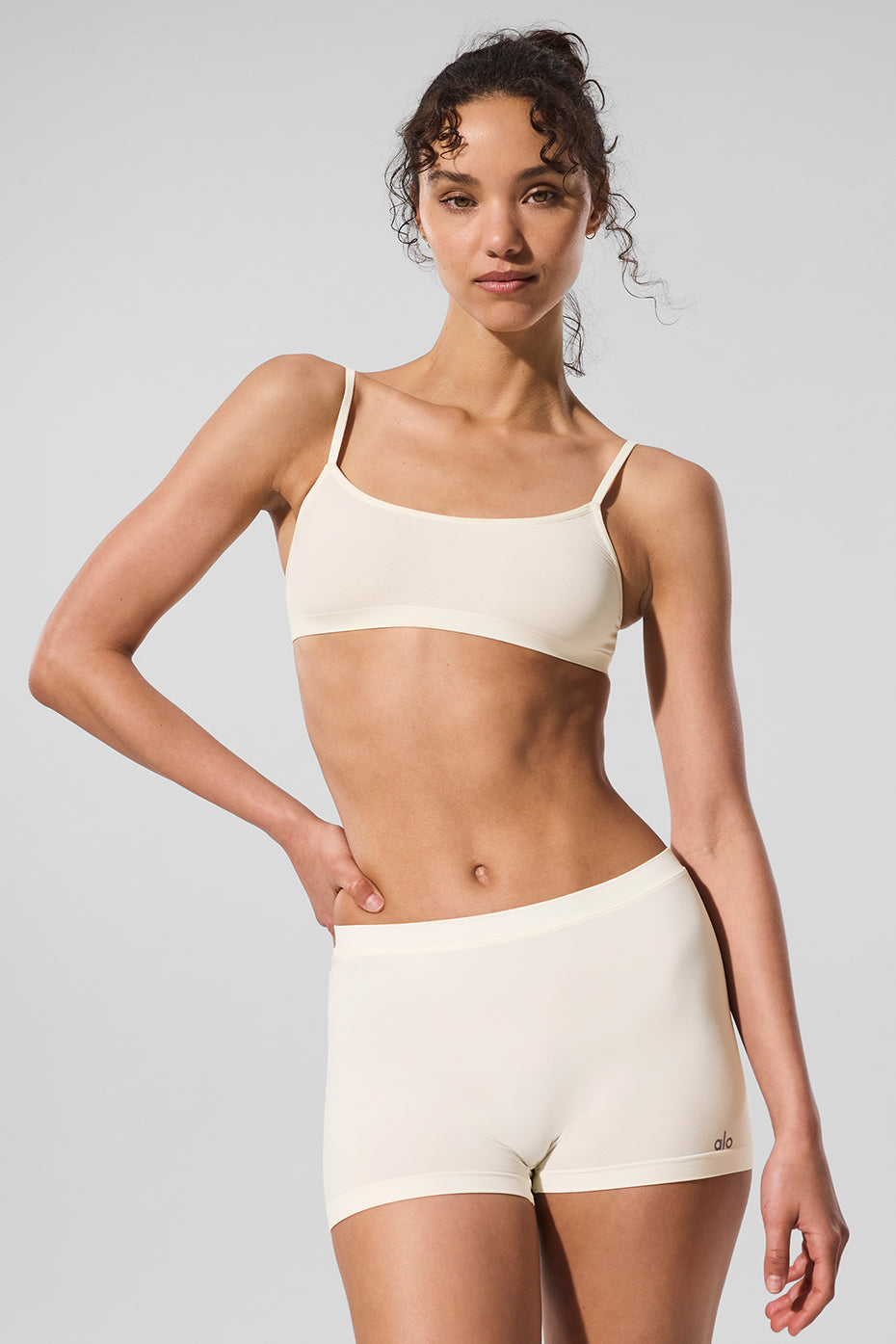 Sheer Glow Boyshort - Ivory