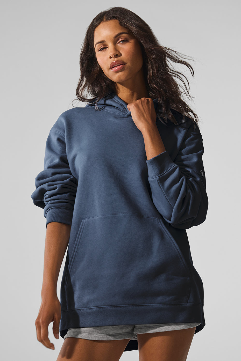 Renown Heavy Weight Hoodie - Bluestone