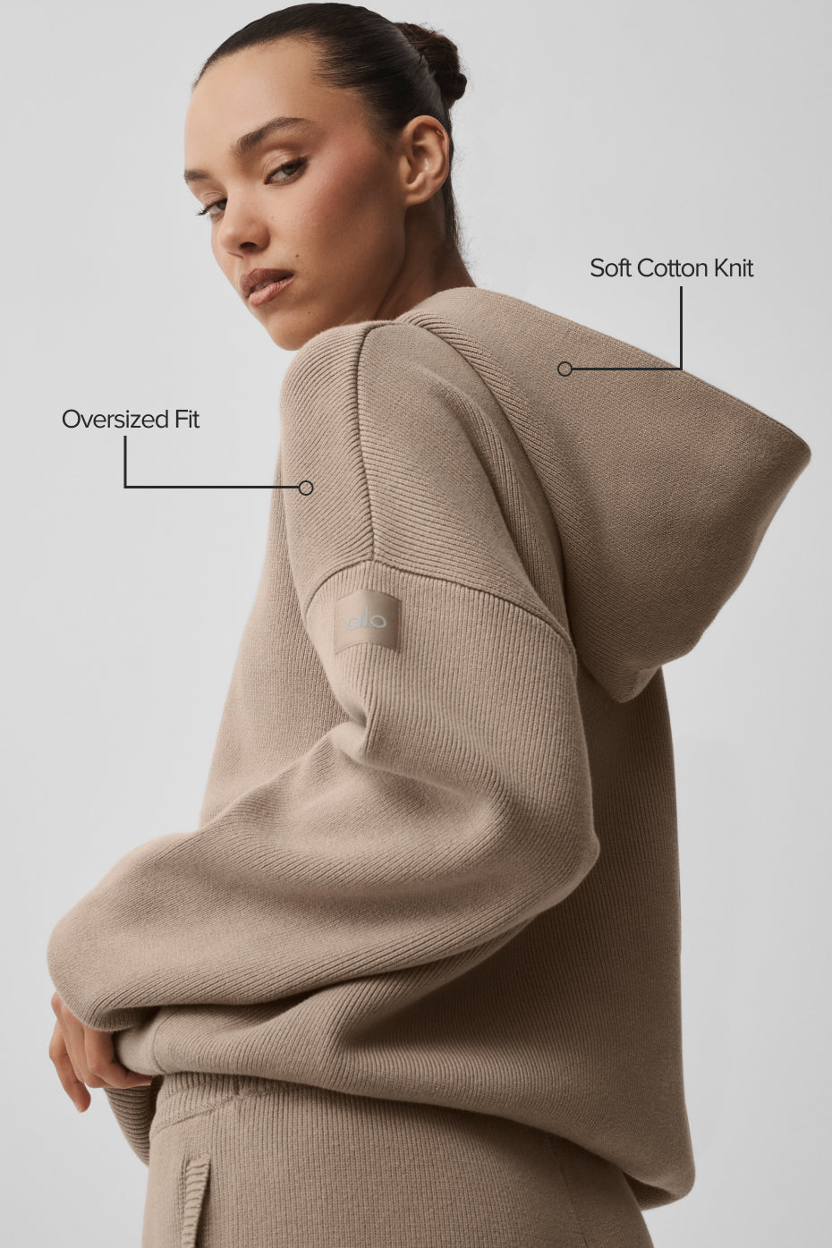 Scholar Hooded Sweater - Gravel