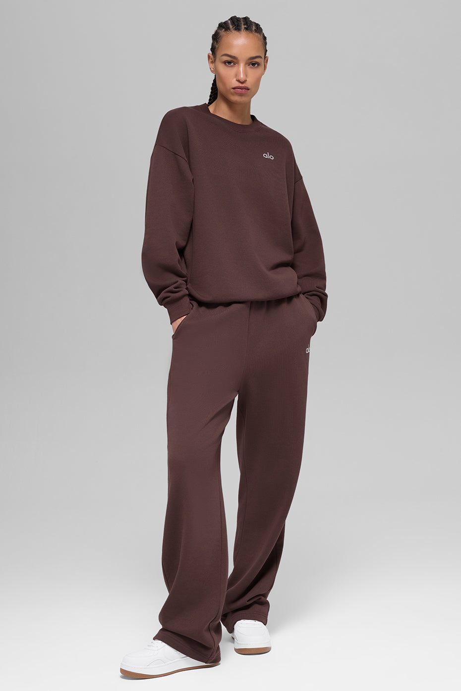Accolade Crew Neck Pullover - Brownstone