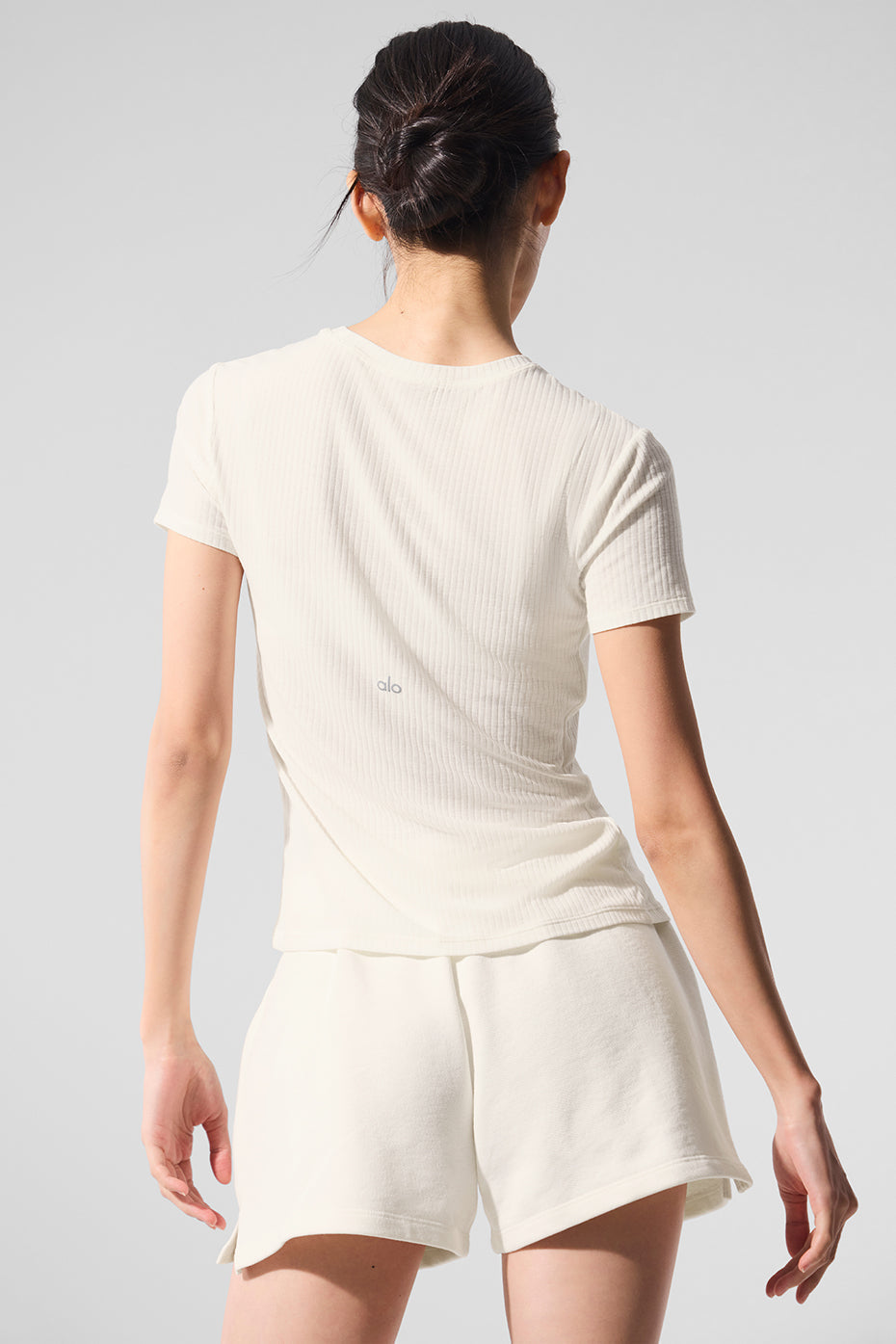 Ribbed Sea Coast Tee - Ivory