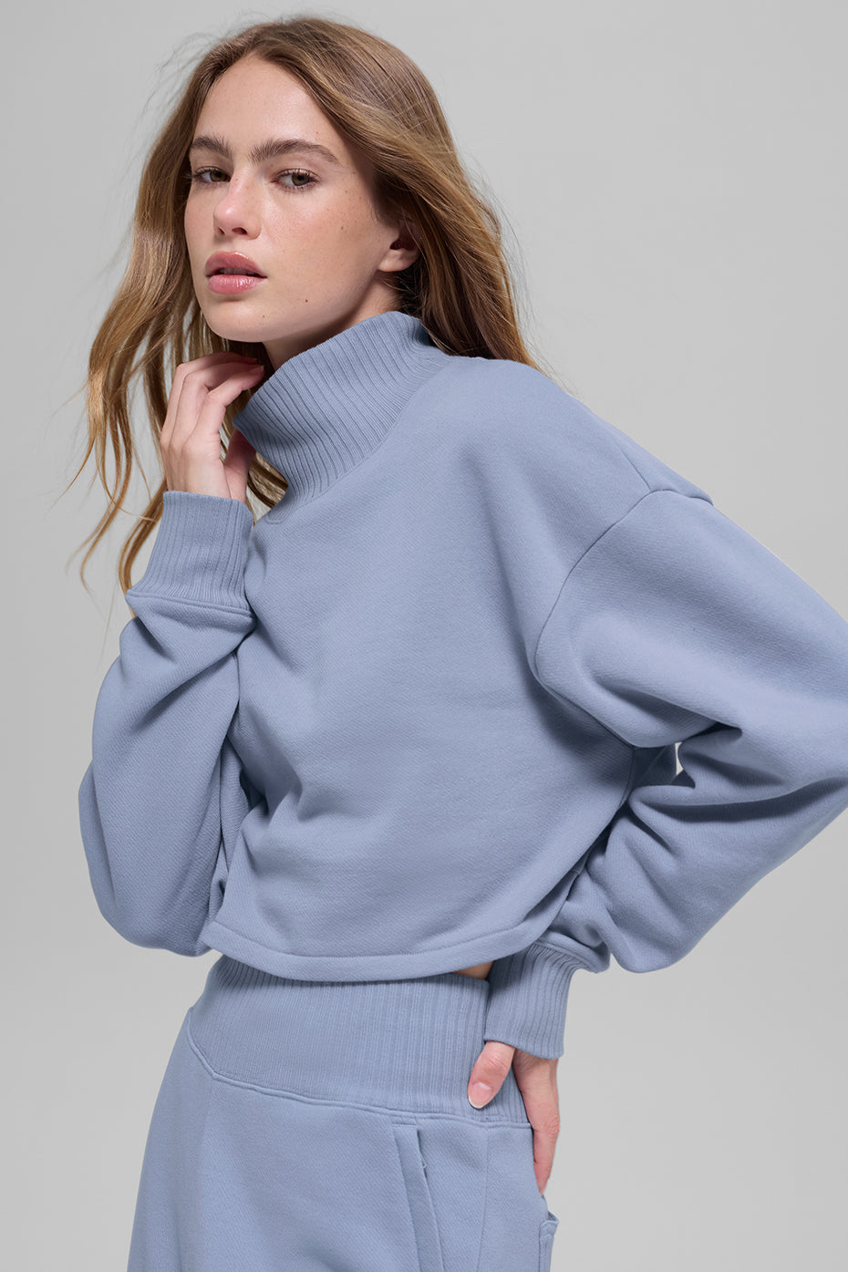 Cropped Serenity Coverup - Winter Frost