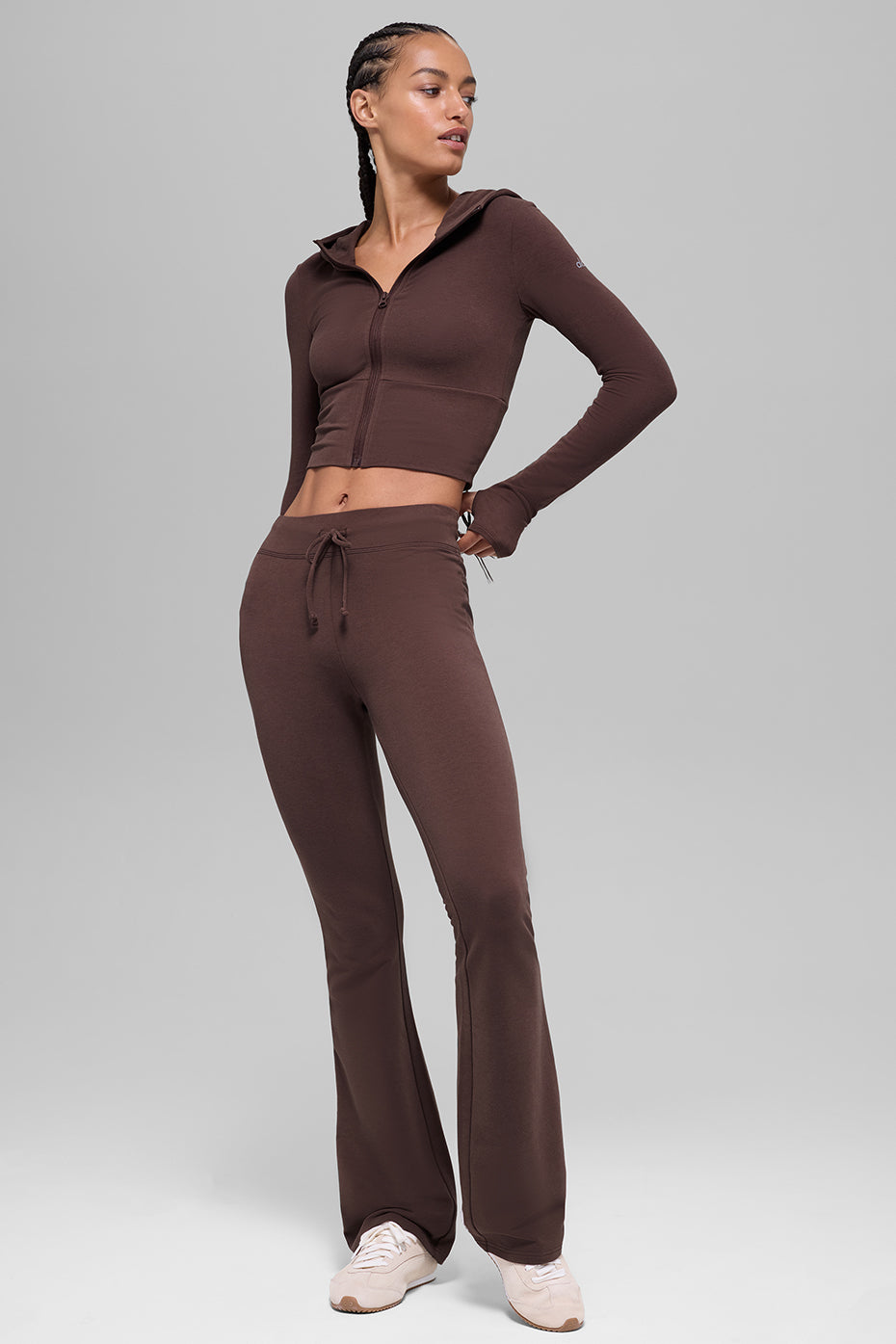 Sway Full Zip Hoodie - Brownstone