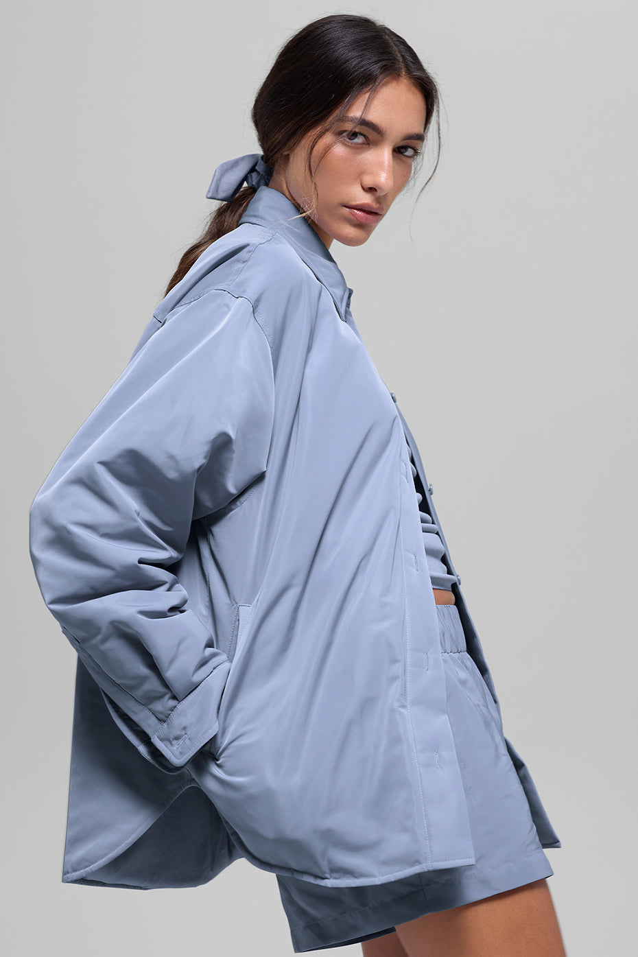 Socialite Shacket - Winter Frost