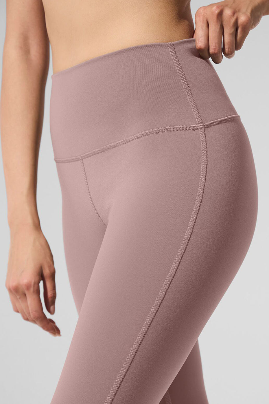 Airbrush High-Waist Bootcut Legging - Taupe