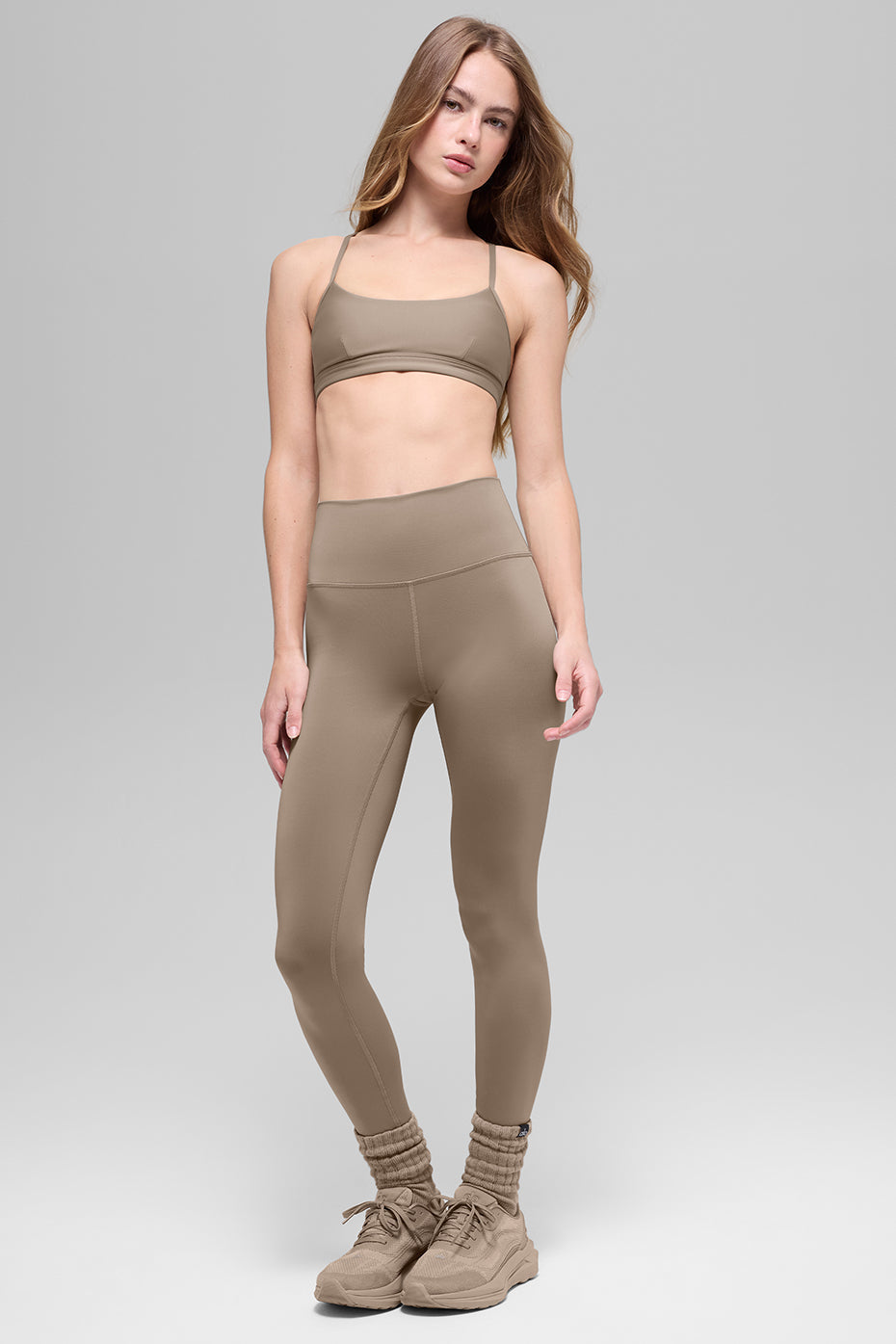 High-Waist Airlift Legging - Gravel
