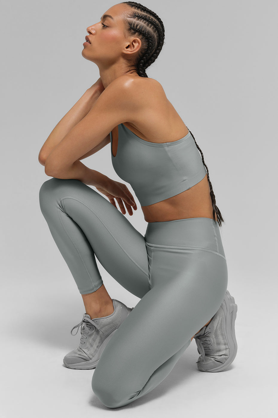 7/8 High-Waist Airlift Legging - Lunar Grey