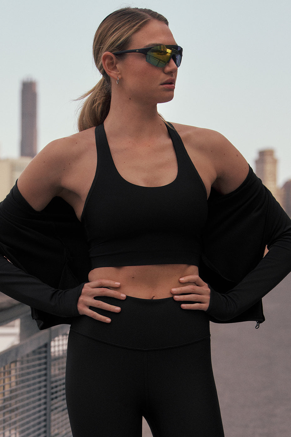 Airlift Super Sleek Bra Tank - Black