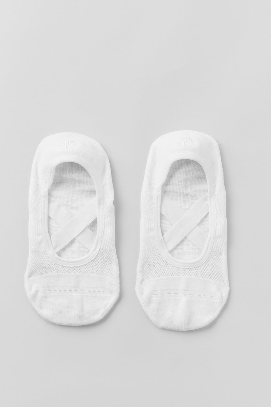 Womens Pivot Barre Sock - White