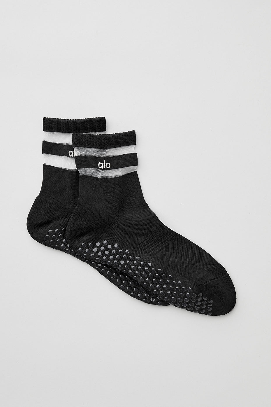 Womens Pulse Grip Sock - Black