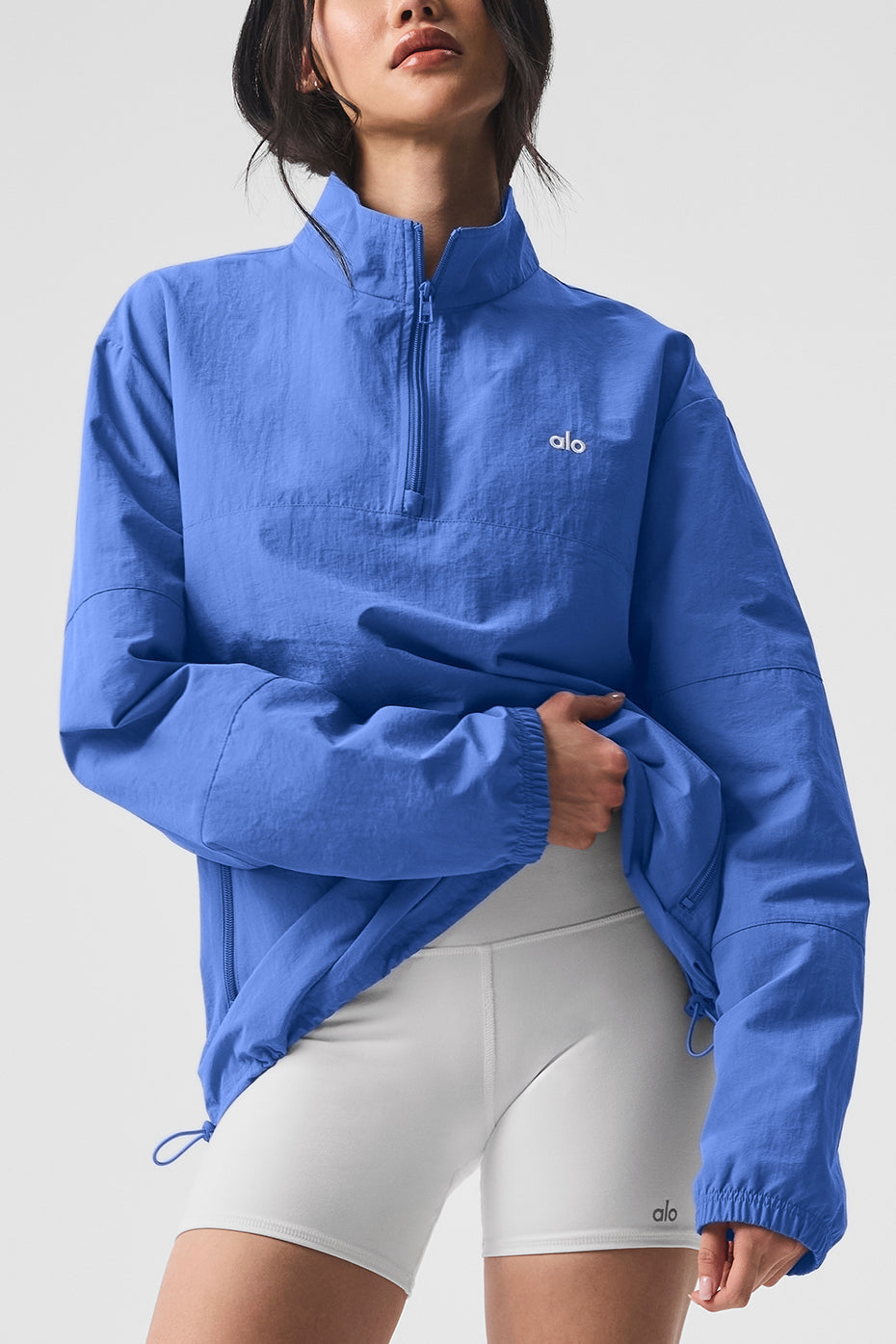 Light Weight Takeaway Track Pullover - Marathon Blue