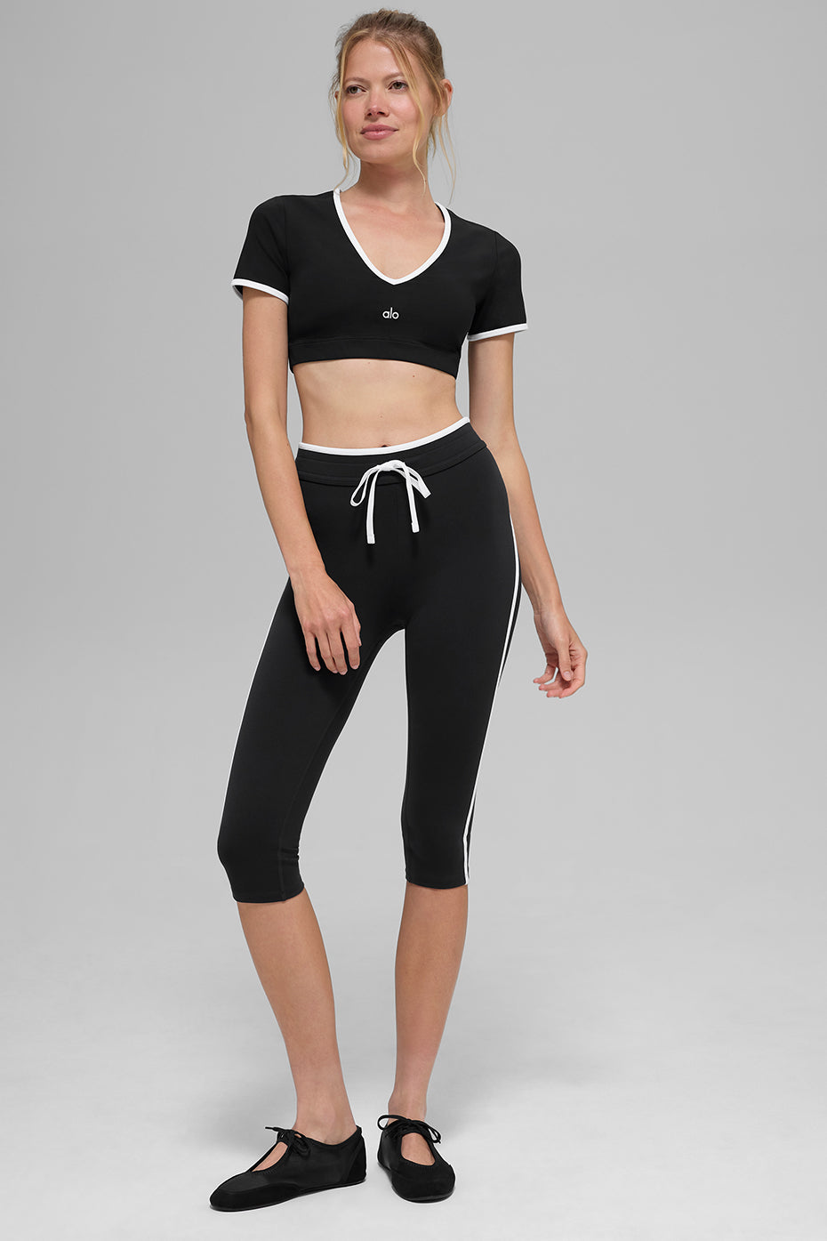 Airbrush Race Pace Short Sleeve - Black/White