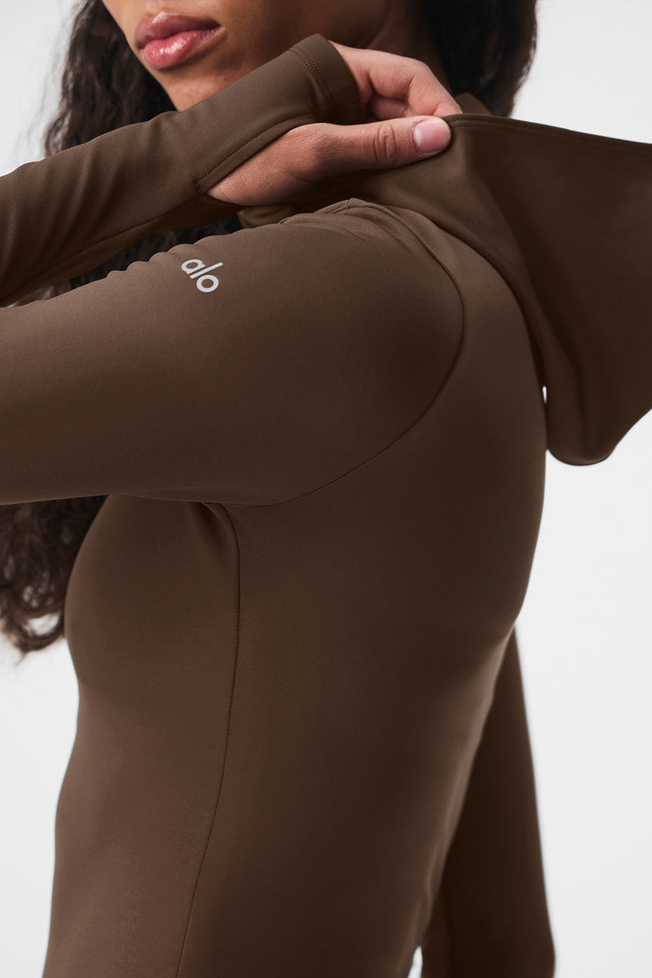 Airlift Winter Warm Hooded Runner - Espresso