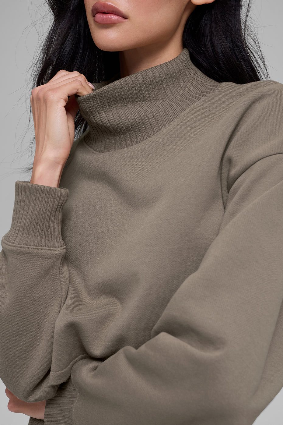 Cropped Serenity Coverup - Light Cocoa