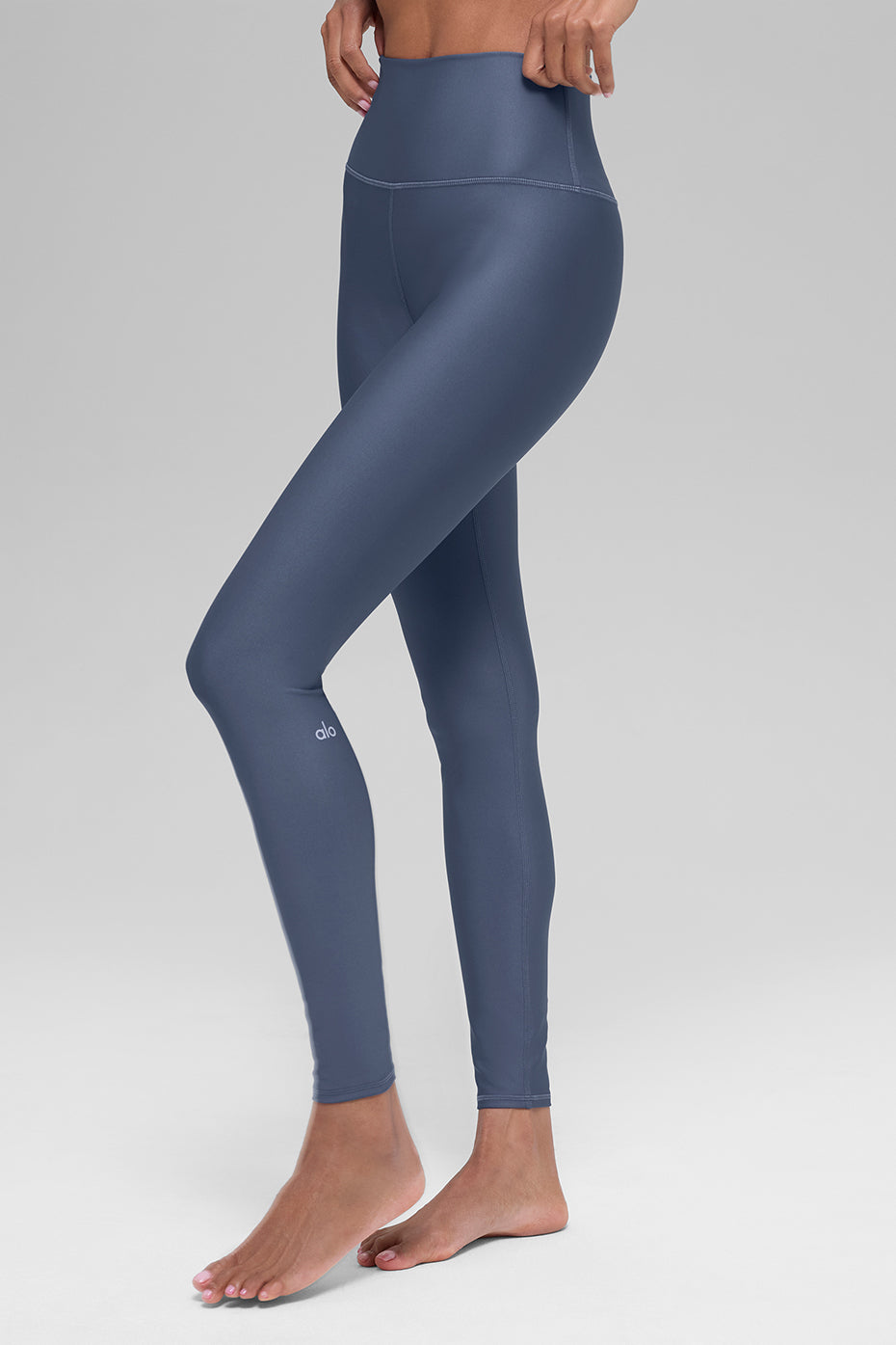 High-Waist Airlift Legging - Bluestone
