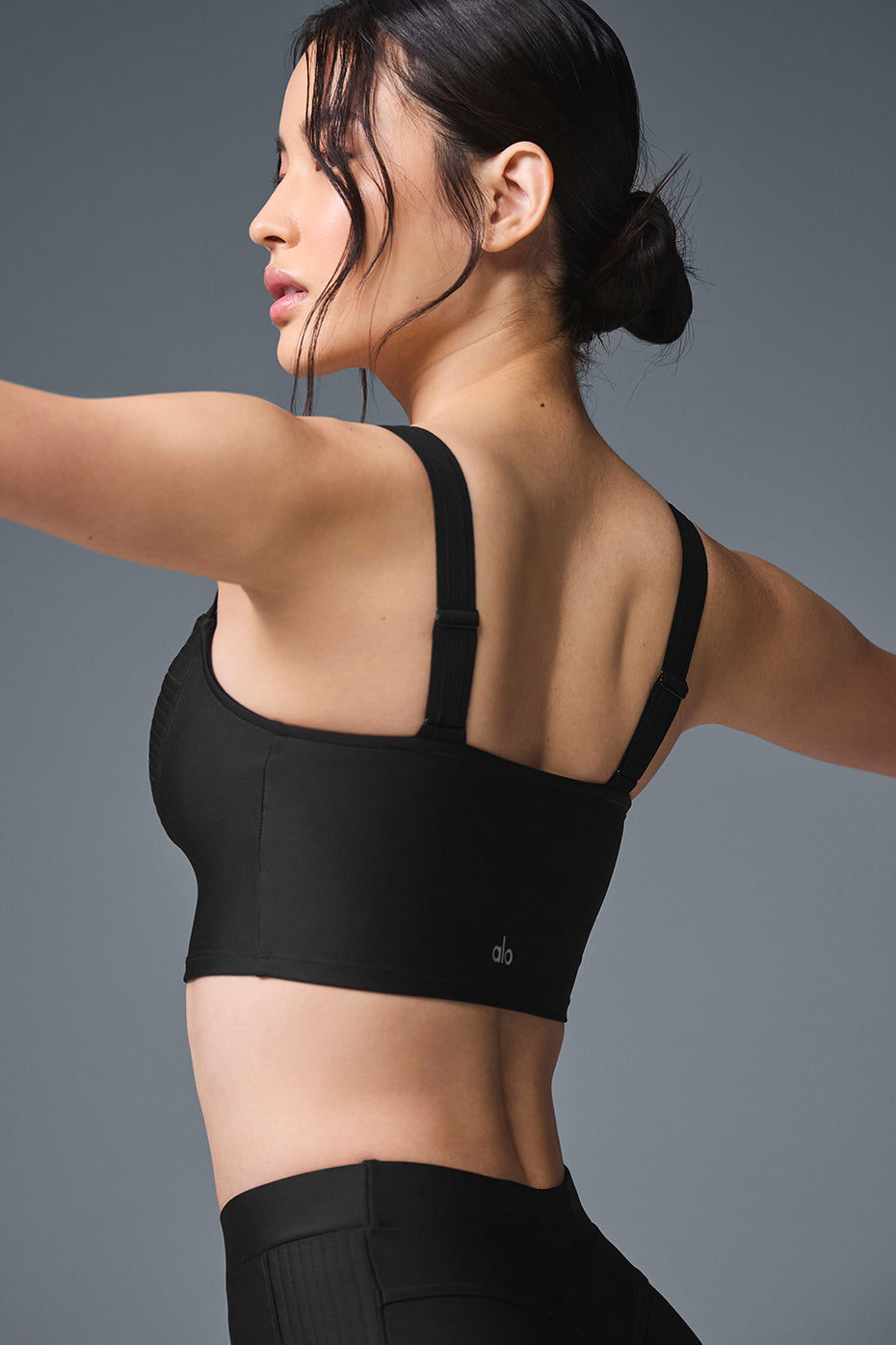 Airlift Turn It Up Bra Tank - Black