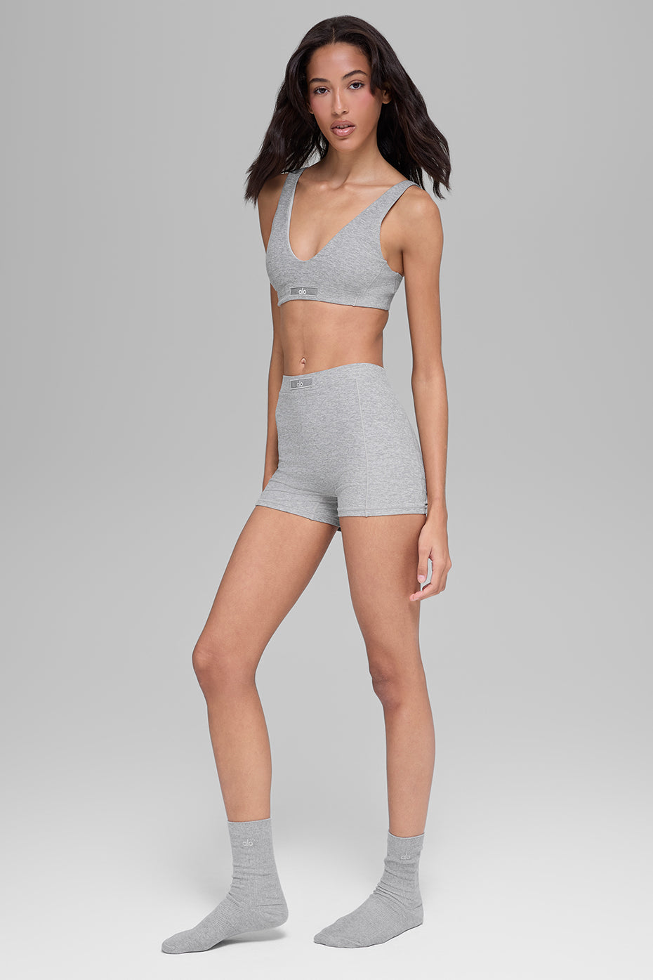 Alosoft Sincere Bra - Athletic Heather Grey